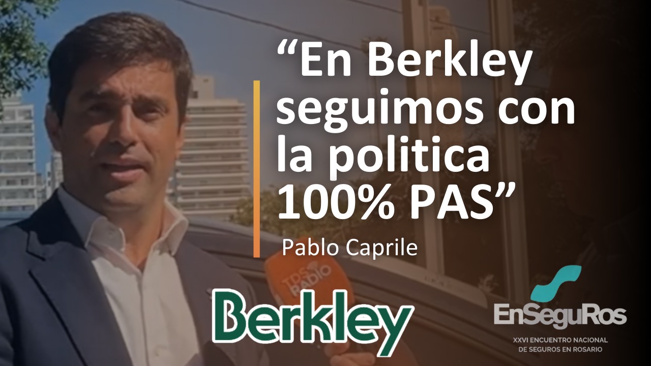 En nuestra paso por EnSeguRos 2025 pudimos conversar con Pablo Caprile, Gerente Comercial de UR Rosario de Berkley Argentina Seguros, quien participó del Panel  de Innovación del evento y nos de la actualidad de la aseguradora.